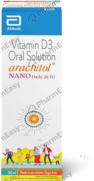 Arachitol Nano Daily 2K Iu Sugar Free Bottle Of 150Ml Solution