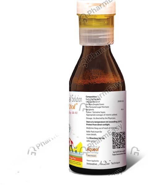 Arachitol Nano Daily 2K Iu Sugar Free Bottle Of 150Ml Solution