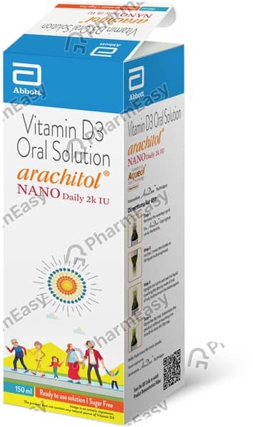 Arachitol Nano Daily 2K Iu Sugar Free Bottle Of 150Ml Solution