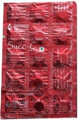 SUCC C ORANGE FLAVOUR STRIP OF 15 CHEWABLE TABLETS