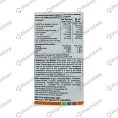 LACFOL ORANGE FLAVOUR BOTTLE OF 60ML DRY SYRUP