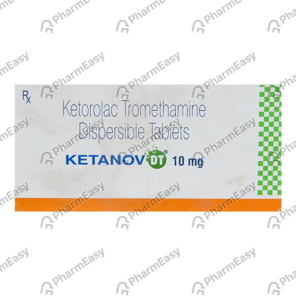 Ketanov Dt 10mg Strip Of 10 Tablets