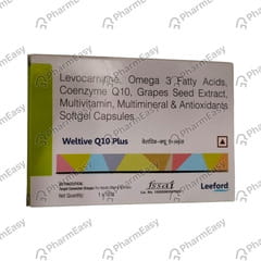 WELTIVE Q10 PLUS STRIP OF 10 SOFTGEL CAPSULES