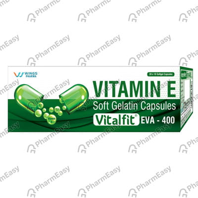 Vitalfit Eva 400mg Strip Of 10 Softgel Capsules