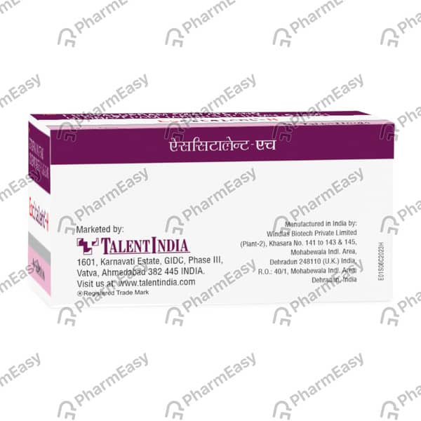 Escitalent H 5/0.5Mg Strip Of 10 Tablets