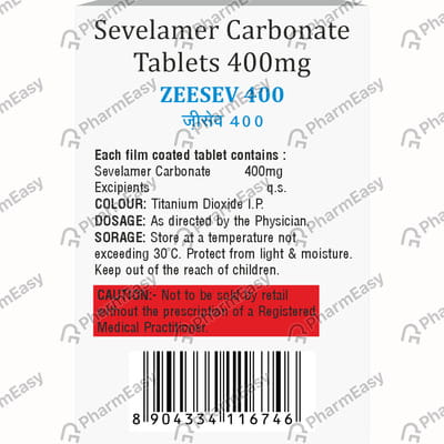 Zeesev 400mg Strip Of 10 Tablets