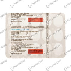 COSYREL 5/5MG STRIP OF 15 TABLETS