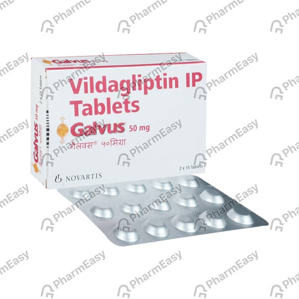 Galvus 50mg Strip Of 30 Tablets