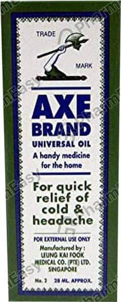 Axe Brand For Quick Relief Of Cold & Headache Oil 28Ml