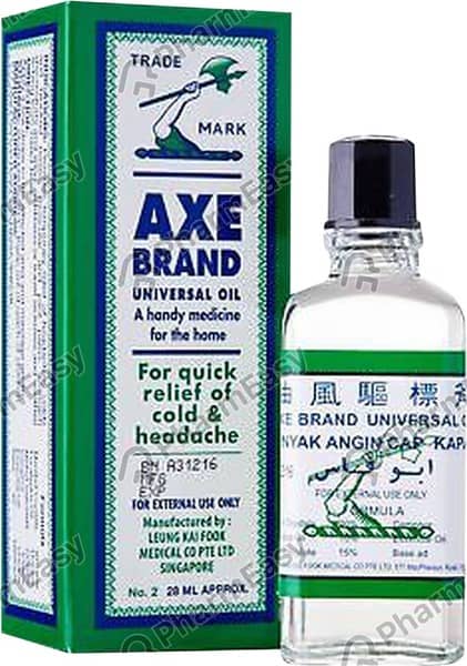 Axe Brand For Quick Relief Of Cold & Headache Oil 28Ml