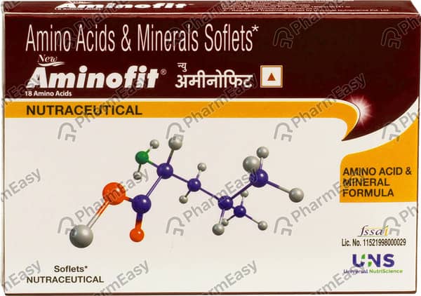 Aminofit With Amino Acids & Minerals For Healthy Pregnancy & Fetal Development (1X10 Soflets)