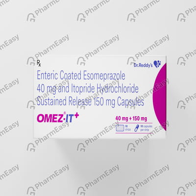 Omez It Plus 40/150mg Strip Of 10 Capsules