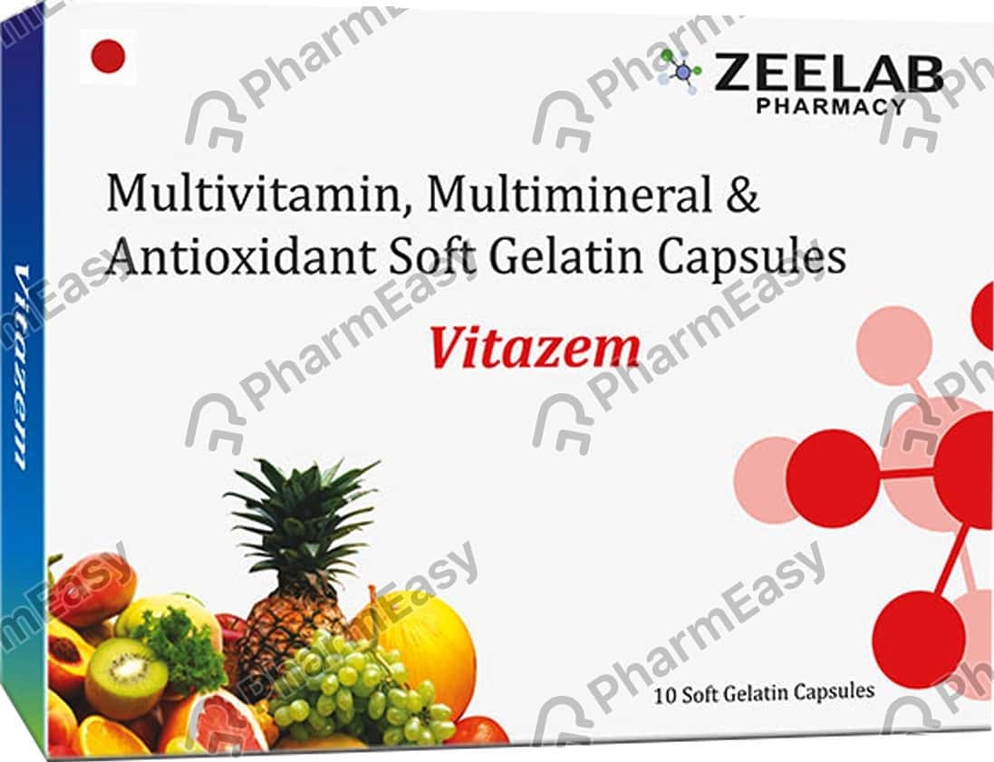 Buy Vitazem Strip Of 10 Capsules Online at Flat 15% OFF | PharmEasy