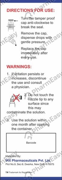 Hyalorx Bottle Of 10ml Eye Drops