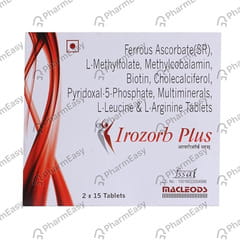 IROZORB PLUS STRIP OF 15 TABLETS