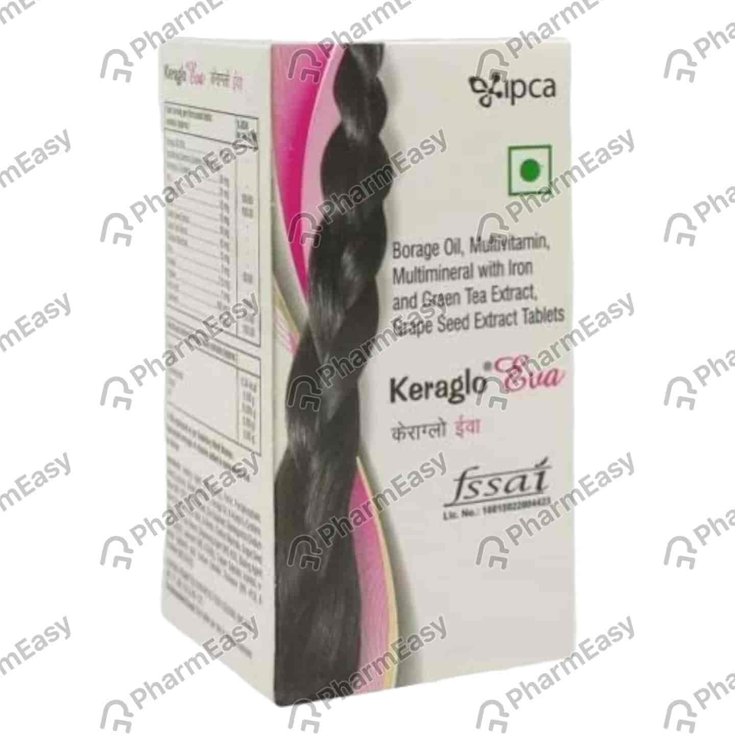 New Keraglo Eva Bottle Of 30 Tablets