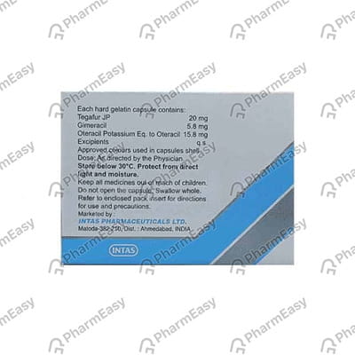 S One Trio 20mg Strip Of 7 Capsules