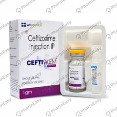 CEFTIWEM 1GM DRY VIAL OF 1 POWDER FOR INJECTION