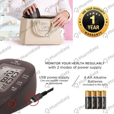 Easycare Digital Blood Pressure Monitor Arm Type Ec9009 1 Numbers