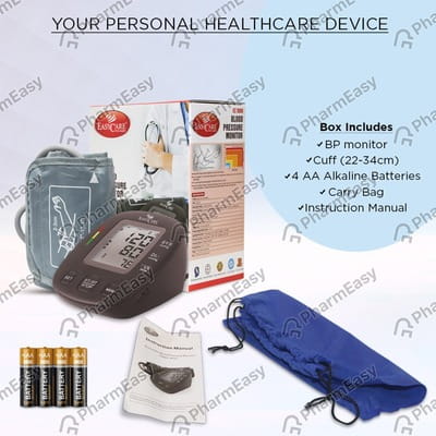 Easycare Digital Blood Pressure Monitor Arm Type Ec9009 1 Numbers