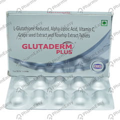 GLUTADERM PLUS STRIP OF 10 TABLETS