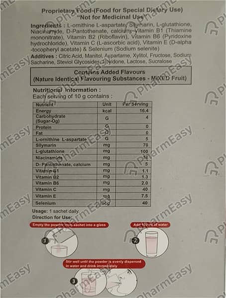 Hepaniche Mixed Fruit Flavour Sachet Of 10gm Powder