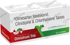 Olmistrum Trio 40mg Strip Of 10 Tablets