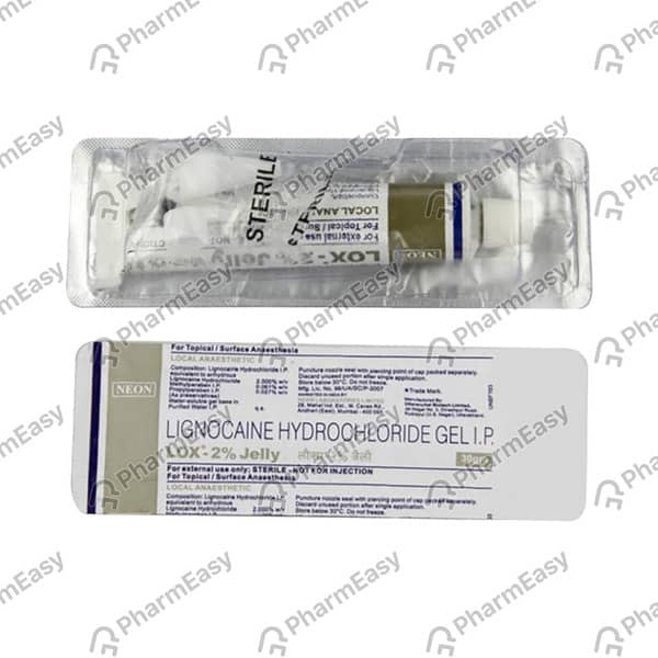 Lox 2% Jelly Tube Of 10gm Gel