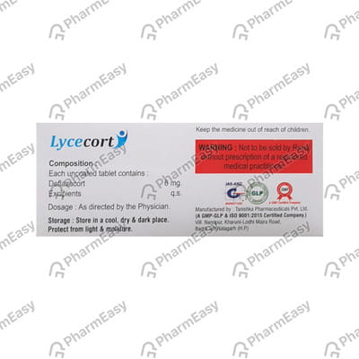 Lycecort 6mg Strip Of 10 Tablets