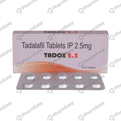 Tadox 2.5mg Strip Of 10 Tablets