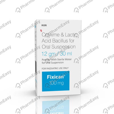 Fixican 100mg Bottle Of 30ml Dry Suspension