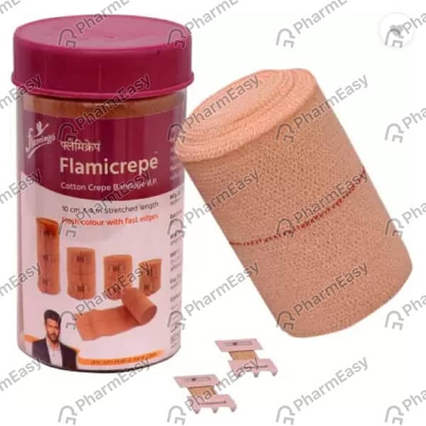 Flamingo Flamicrepe Cotton 4 M X 10 Cm Crepe Bandage 1 No's