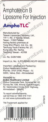 Amphotlc 50mg Dry Vial Of 1 Powder For Injection