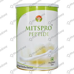 MITSPRO PEPTIDE ICECREAM VANILLA FLAVOUR TIN OF 400GM POWDER