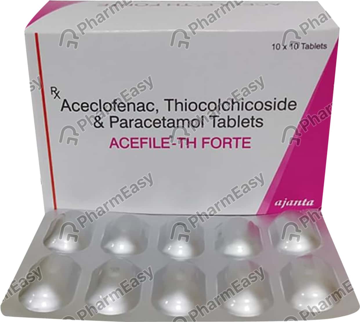 Acefile Th Forte Strip Of 10 Tablets: Uses, Side Effects, Price ...