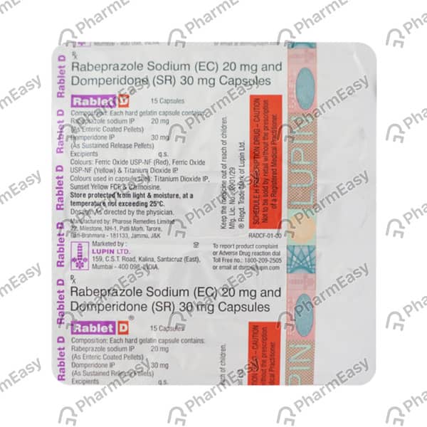 Rablet D Strip Of 15 Capsules
