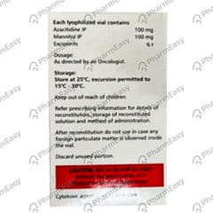 AZATEND 100MG DRY VIAL OF 1 POWDER FOR INJECTION