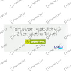 Venpres 40mg Amc Strip Of 10 Tablets