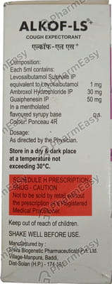 Alkof Ls Plus Bottle Of 100ml Syrup