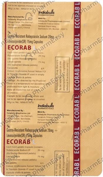 Ecorab L Strip Of 10 Capsules