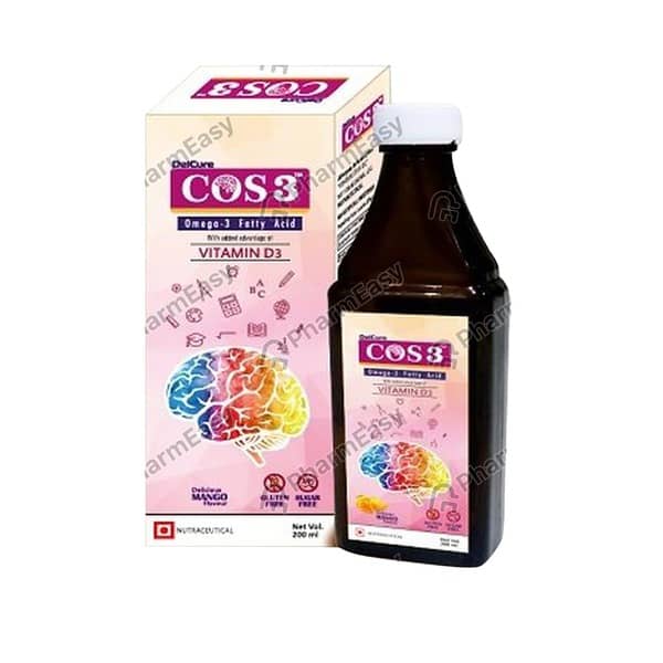 Cos 3 Mix Berries Flavour Bottle Of 200ml Syrup