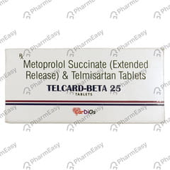 Telcard Beta 25mg Strip Of 10 Tablets