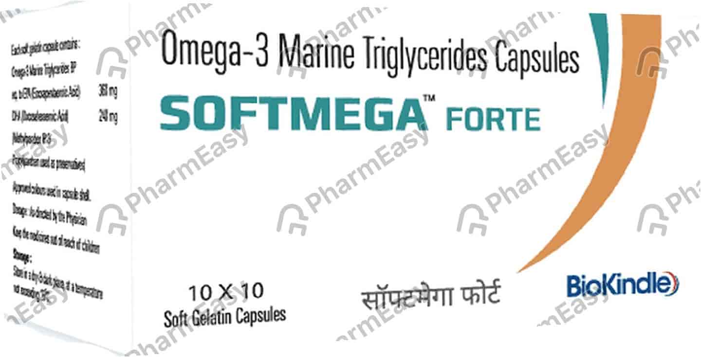 Softmega Forte Strip Of 10 Capsules
