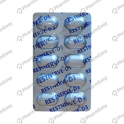 रेस्टनर्व डी3 10 टैबलेट की स्ट्रिप