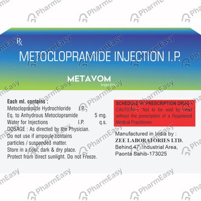 Metavom Ampoule Of 2ml Injection