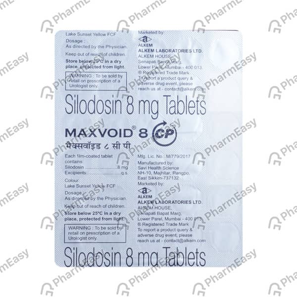 Maxvoid 8mg Cp Strip Of 30 Tablets