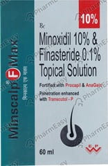 MINSCALP F MAX 10% BOTTLE OF 60ML SOLUTION