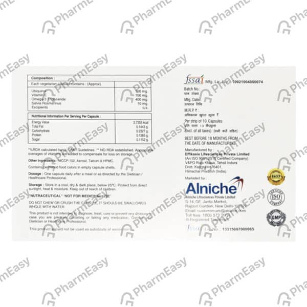 Nu Ublife Strip Of 10 Capsules
