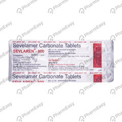 SEVLAREN 800MG STRIP OF 15 TABLETS