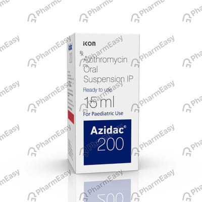 Azidac 200mg Bottle Of 15ml Suspension